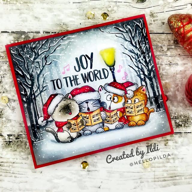 Caroling Cats by Ildi