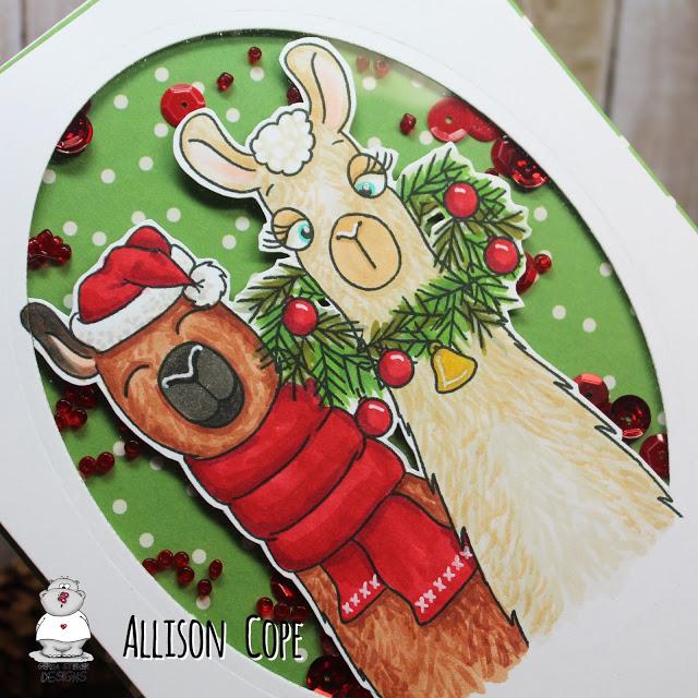 Christmas in June - Christmas Llama Shaker
