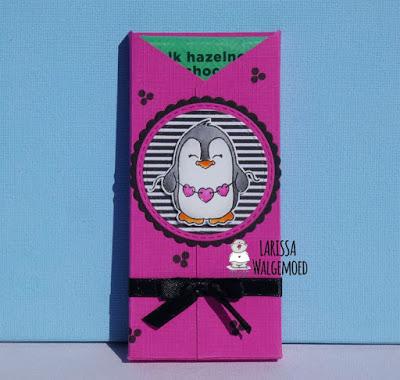 Valentine penguins - A little present - Larissa