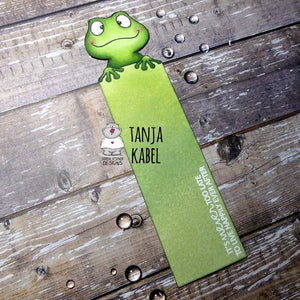 Frog Bookmark by Tanja