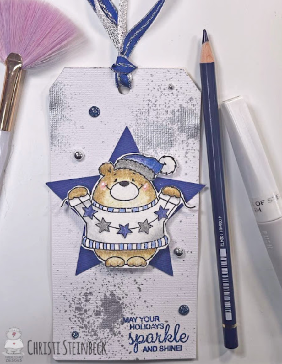 Holiday Bear Gift Tag!