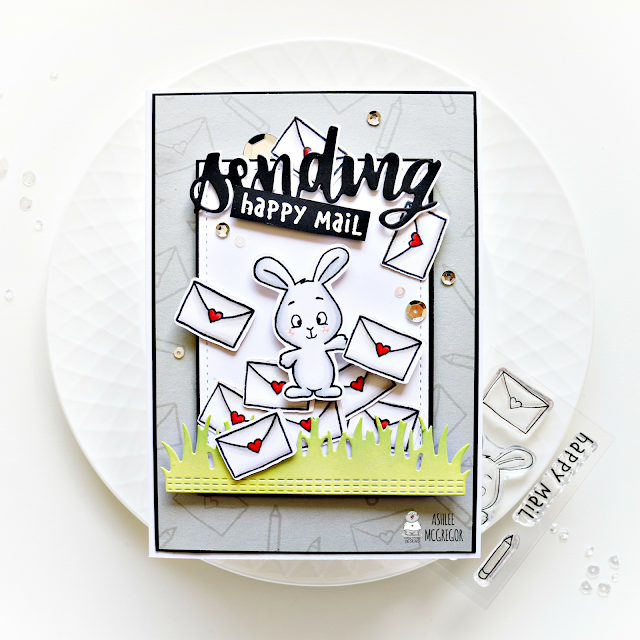 Happy Mail, Bunny, DYI Cards 