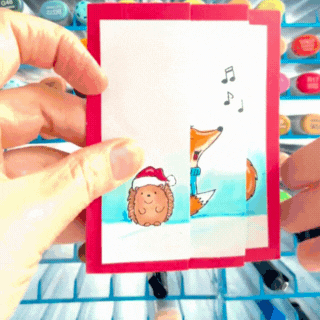 Woodland Friends Holiday Card