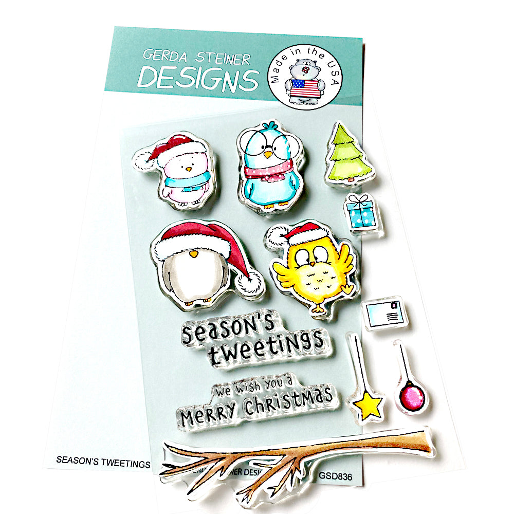 Seasons Tweetings - 4x6 Clear Stamp Set - GSD836