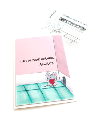 In Your Corner - 3x4 Clear Stamp Set - GSD849