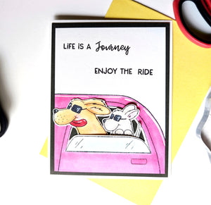 Enjoy the ride - 4x6 Clear Stamp Set GSD855