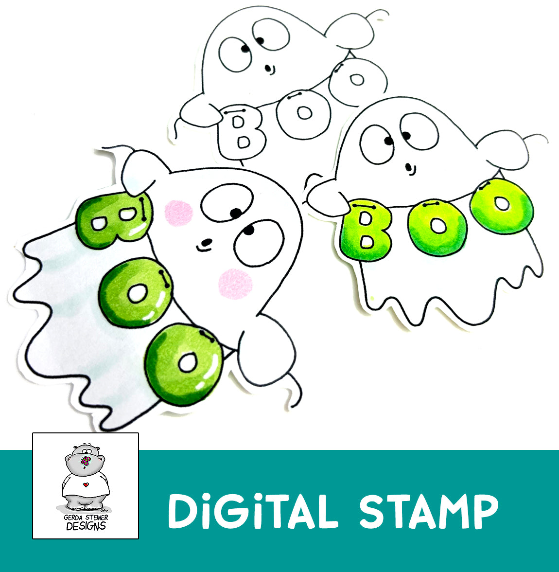 Boo - Cute Ghost - GSD861