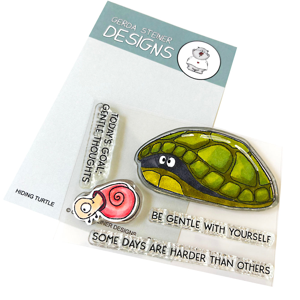 Hiding Turtle - 3x4 Clear Stamp Set