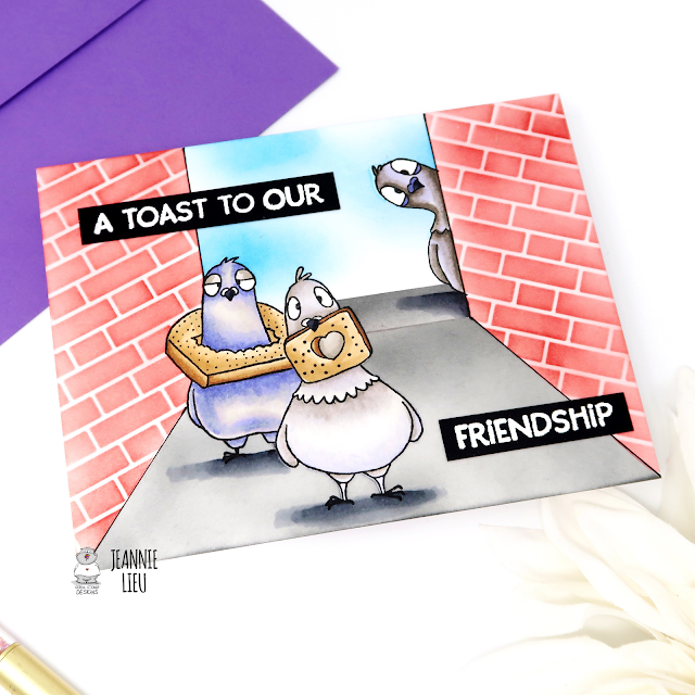 A toast to you - 3x4 Clear Stamp Set - GSD779