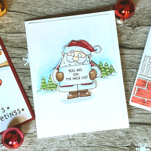 Happy Holidays - 4x6 Clear Stamp Set