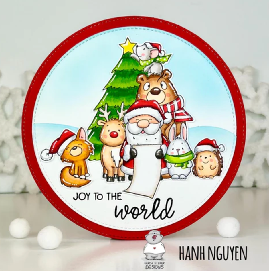 Woodland Holiday Friends - Clear Stamps - GSD875