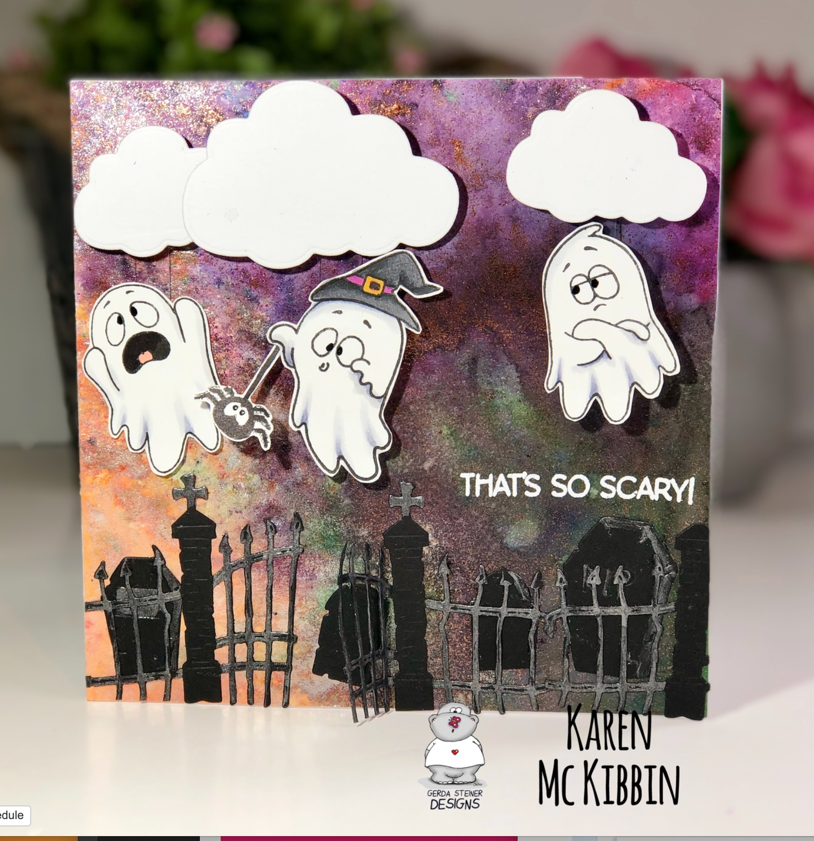 Ghosts 4x6 Clear Stamp Set - GSD709