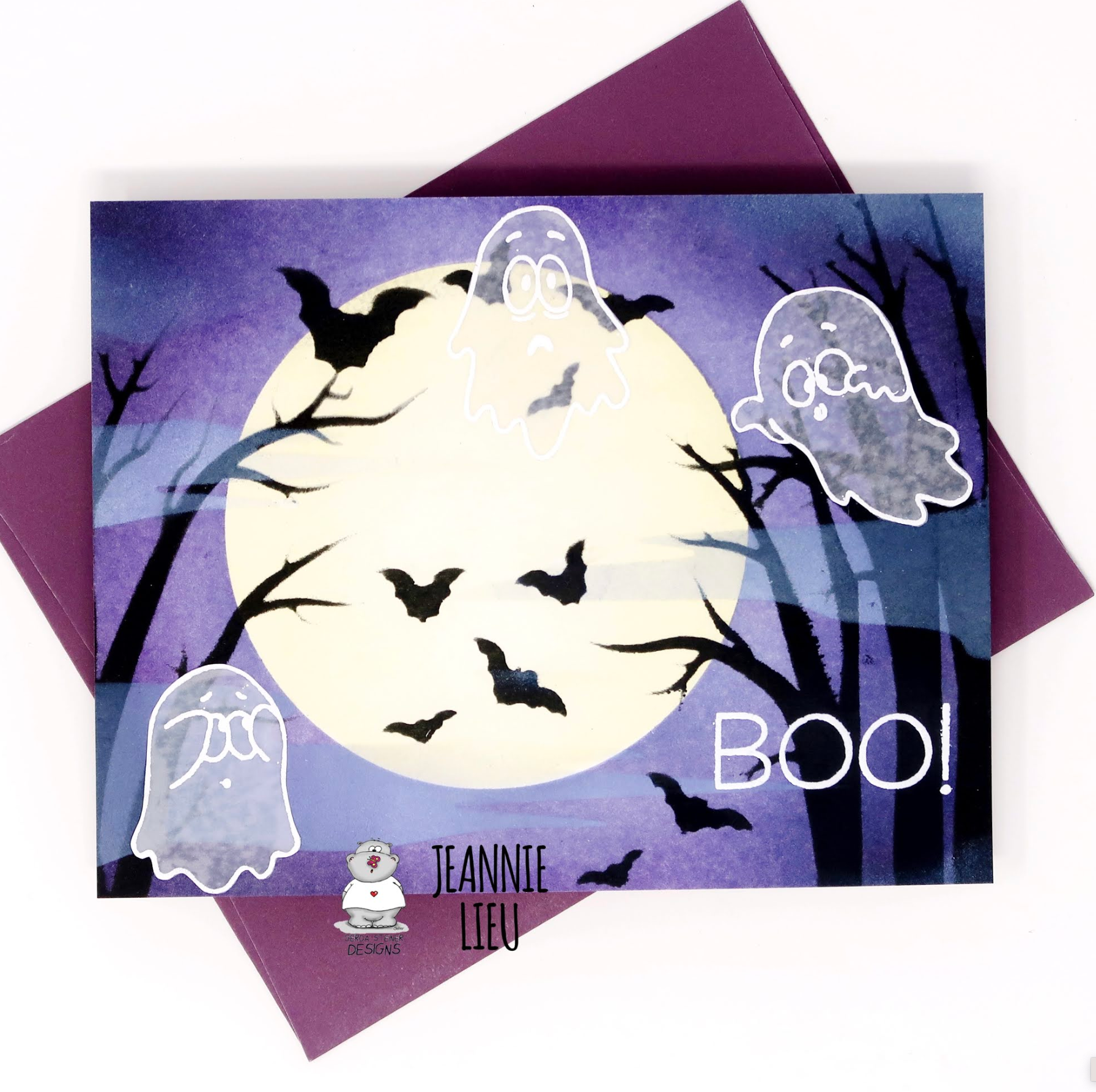 Ghosts 4x6 Clear Stamp Set - GSD709