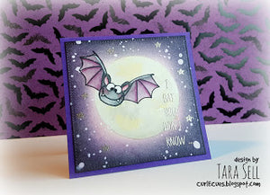 Bats 4x6 Clear Stamp Set - Clearstamps - Clear Stamps - Cardmaking- Ideas- papercrafting- handmade - cards-  Papercrafts - Gerda Steiner Designs