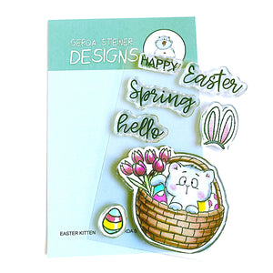 Easter Kitten - 3x4 Clear Stamp Set