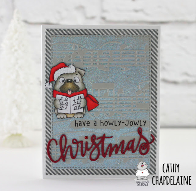 Carol Puppies 4x6 Clear Stamp Set - Clearstamps - Clear Stamps - Cardmaking- Ideas- papercrafting- handmade - cards-  Papercrafts - Gerda Steiner Designs